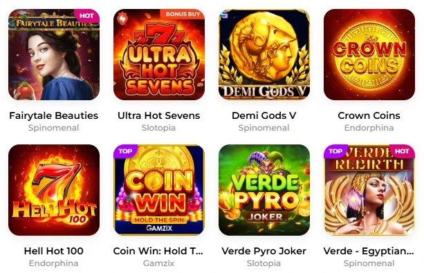 Online slots overzicht